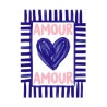 TOILE DECORATIVE AMOUR 30X40 CM