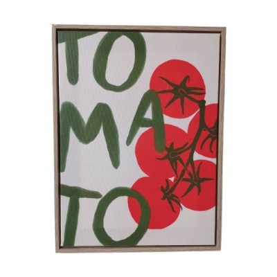 TOILE DECORATIVE TOMATO 30X40 CM