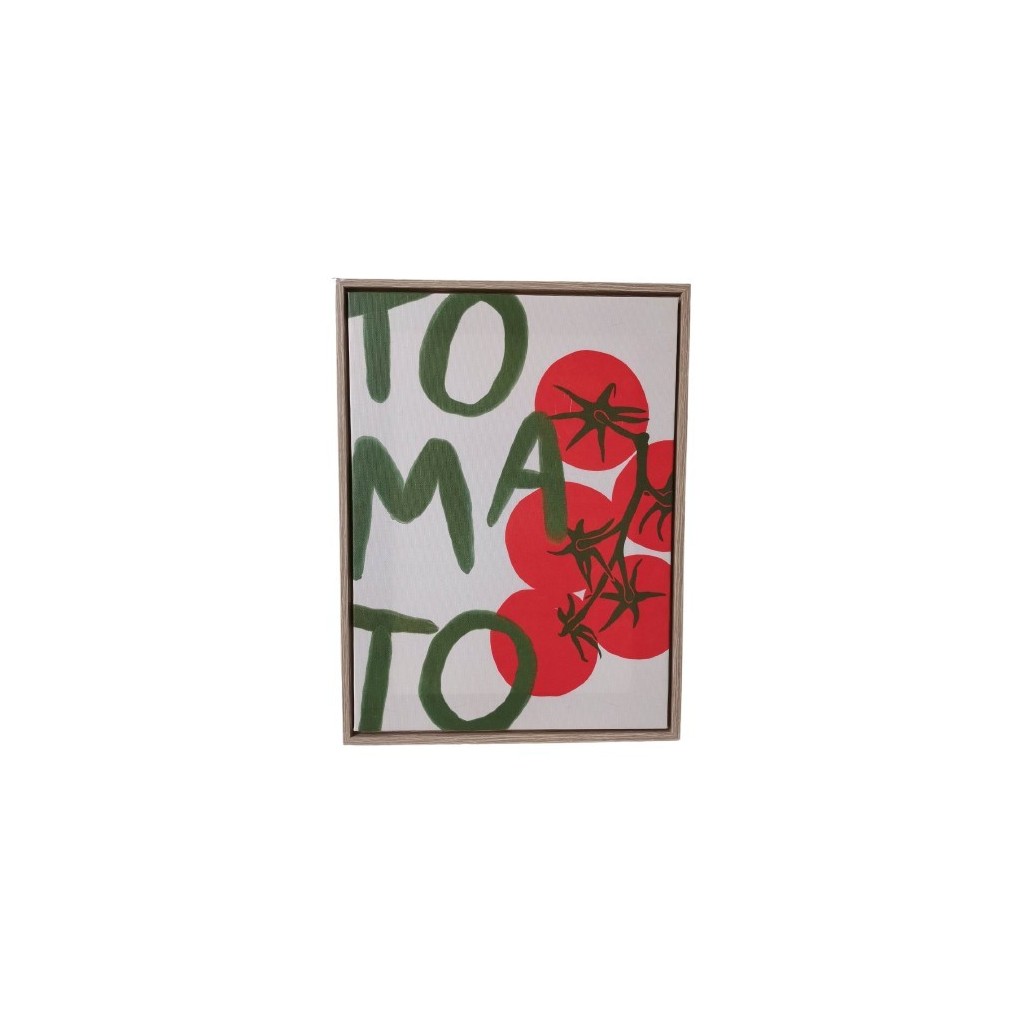 TOILE DECORATIVE TOMATO 30X40 CM