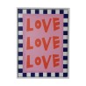 TOILE DECORATIVE LOVE 30X40 CM