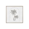 TOILE DECORATIVE PALMIERS 50X50 CM
