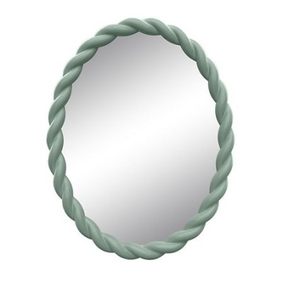 MIROIR TORSADE OVALE 30X40 CM