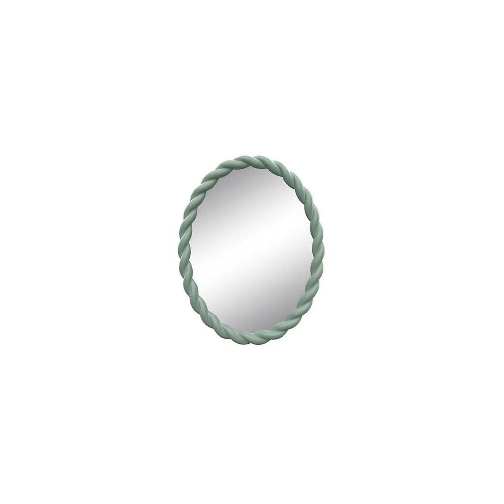 MIROIR TORSADE OVALE 30X40 CM
