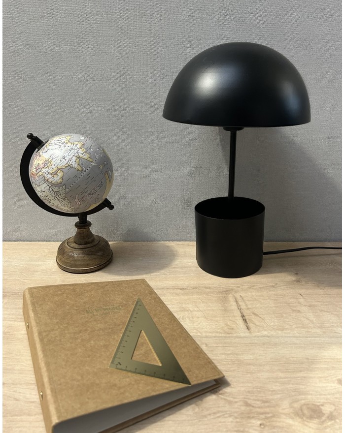 MAPPEMONDE BASE MANGIER HT 24.5 DIA 13 CM