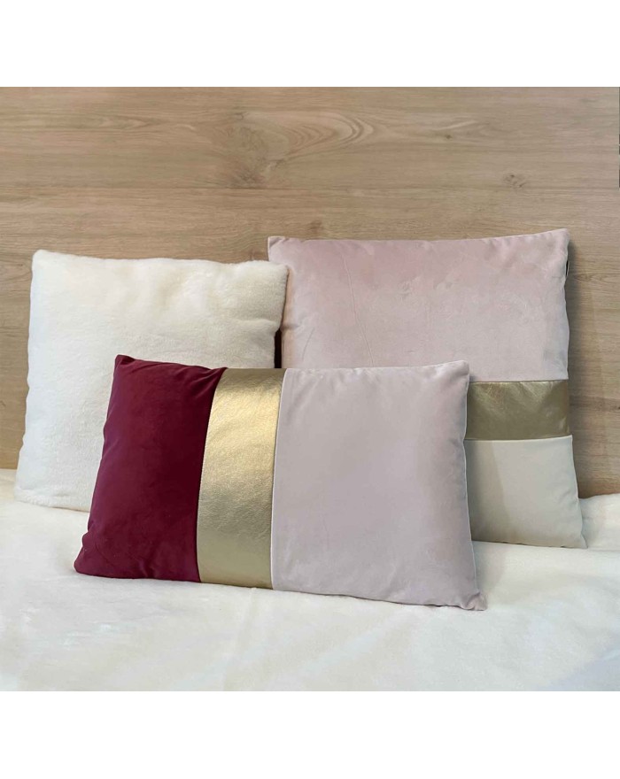 COUSSIN LEIA  BEIGE ROSE OR